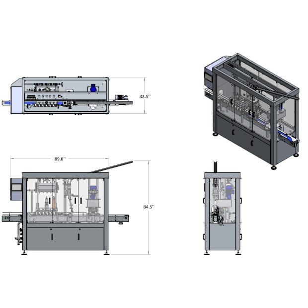 Atmospheric canning machine designed and manufactured by Geninox